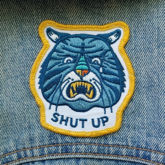 Sweet jean jacket with patch on back - Picture 6 of 14